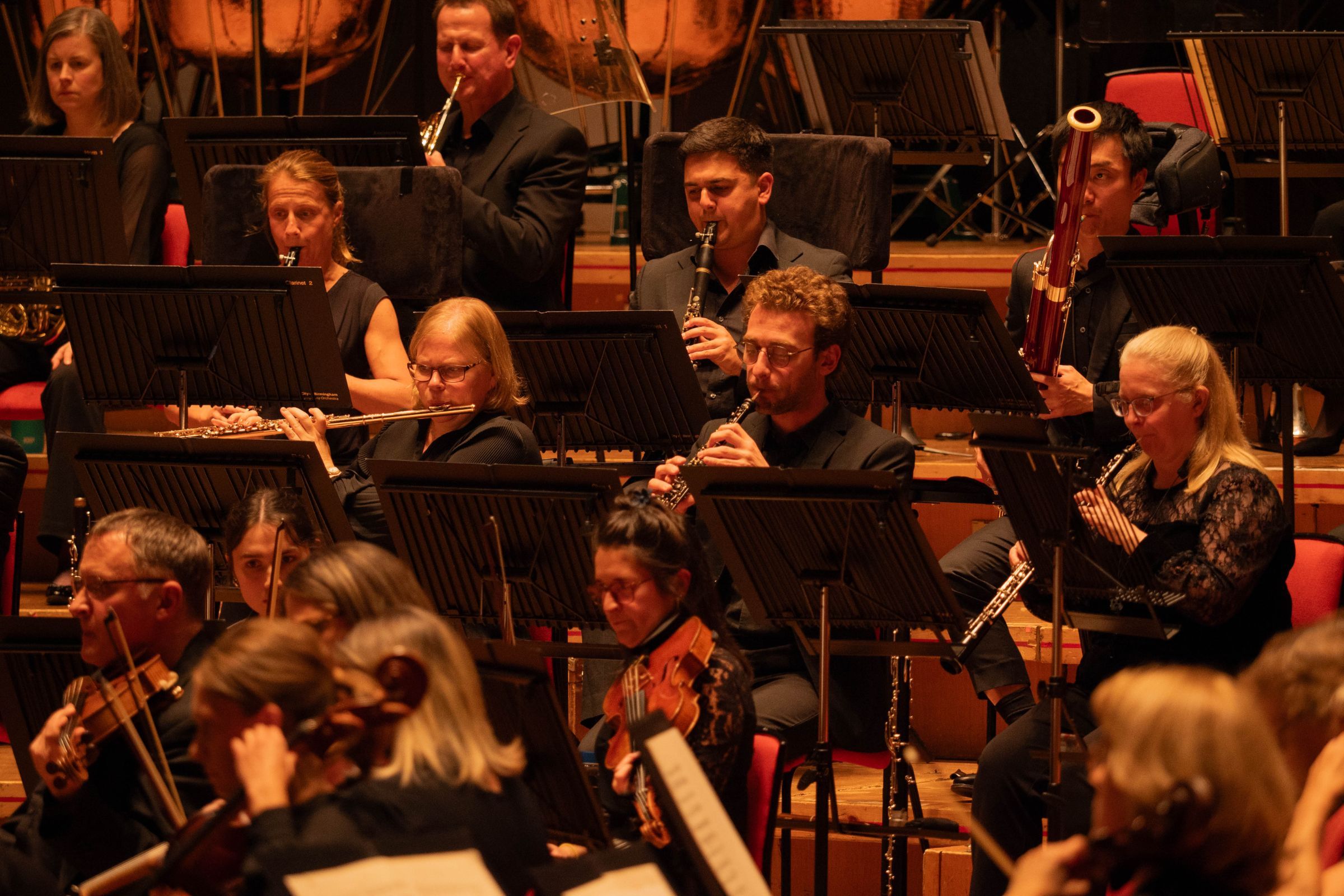Oli Janes with woodwind colleagues of the CBSO &copy; Jude Radley
