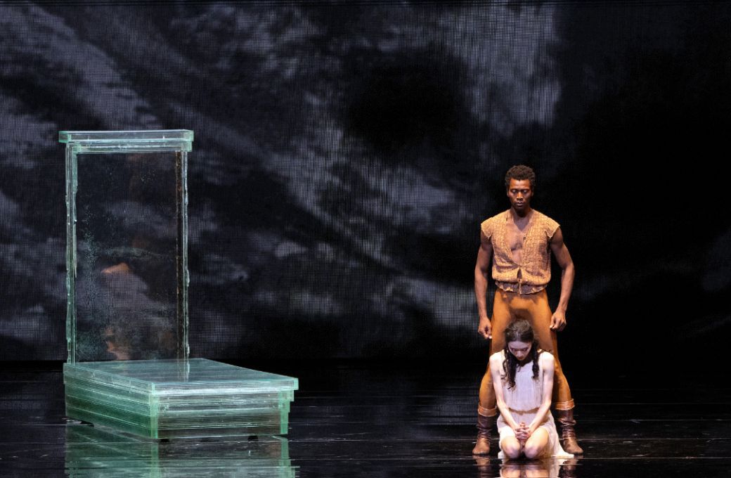 Fangqi Li and Calvin Royal III in <i>Othello: A Dance in Three Acts</i> &copy; Steven Pisano