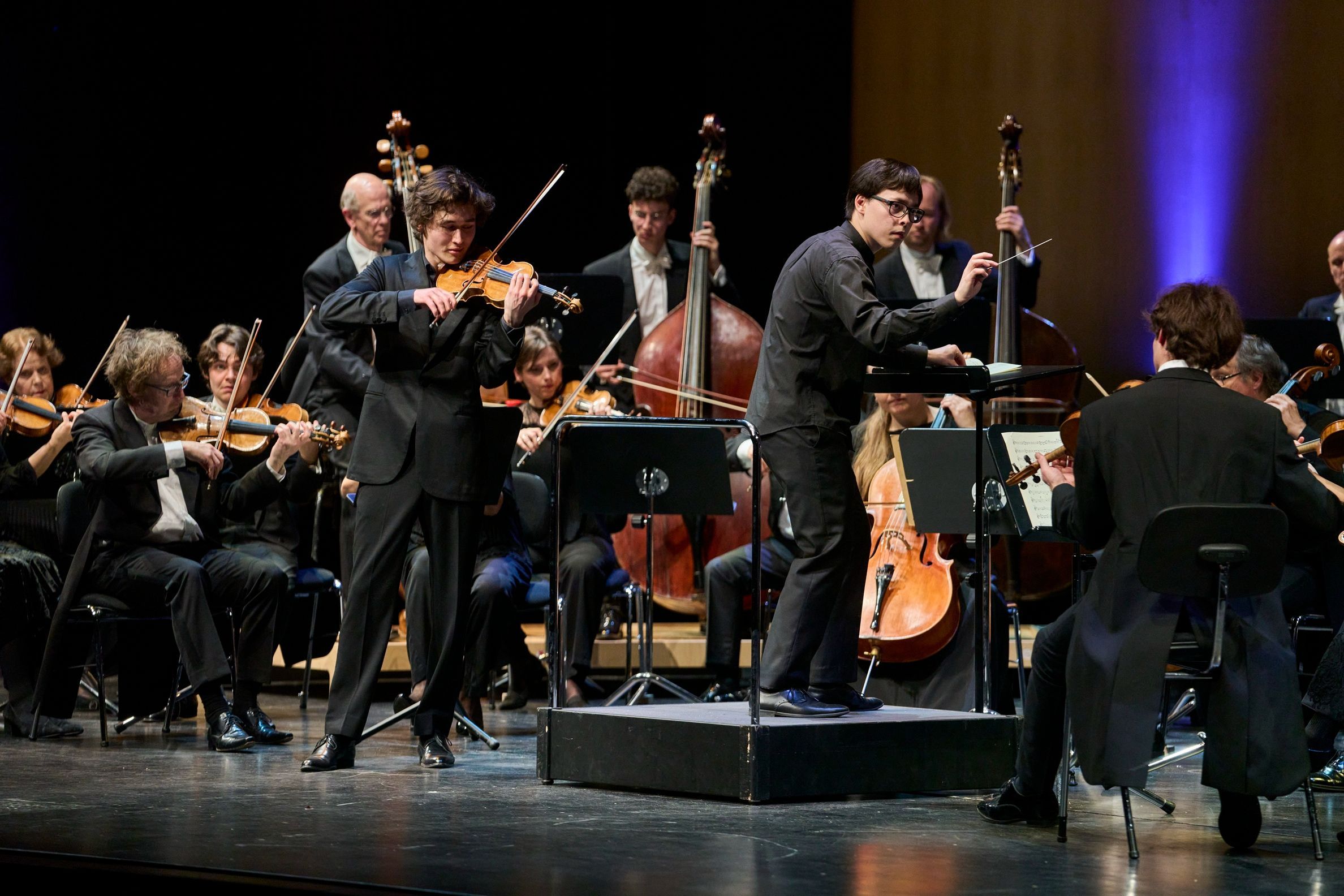 Daniel Lozakovich und Tarmo Peltokoski &copy; Michael Bode