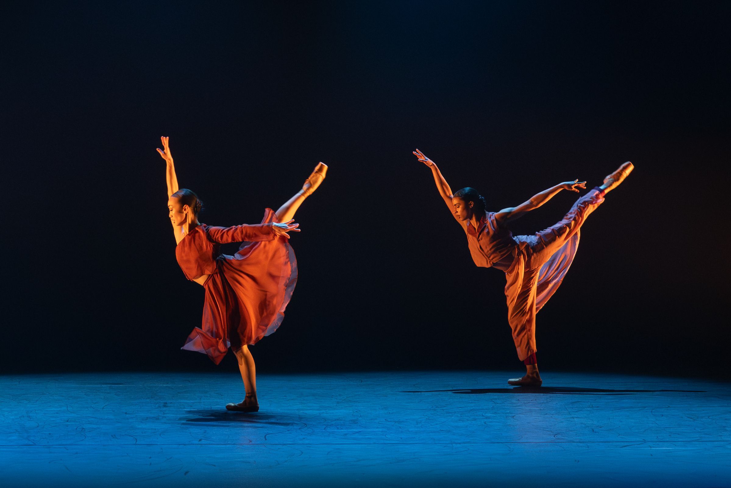 Ballet Black’s Megan Chiu and Helga Paris Morales in Hope Boykin's <i>...all towards hope.</i> © Photography by ASH