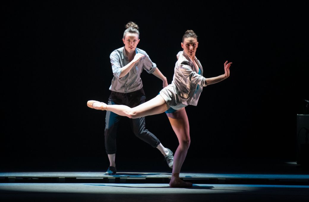 Michelle Dorrance and Tiler Peck in <i>Timespell</i> © Christopher Duggan