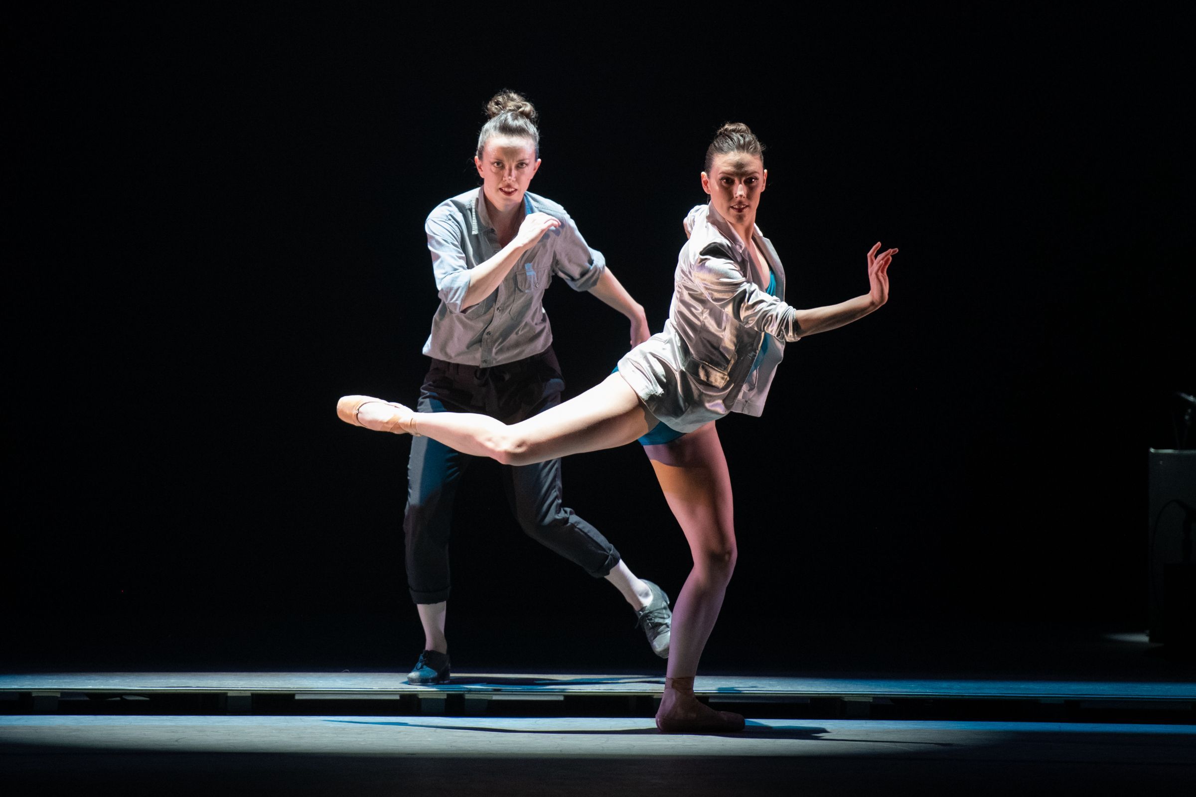 Michelle Dorrance and Tiler Peck in <i>Timespell</i> © Christopher Duggan