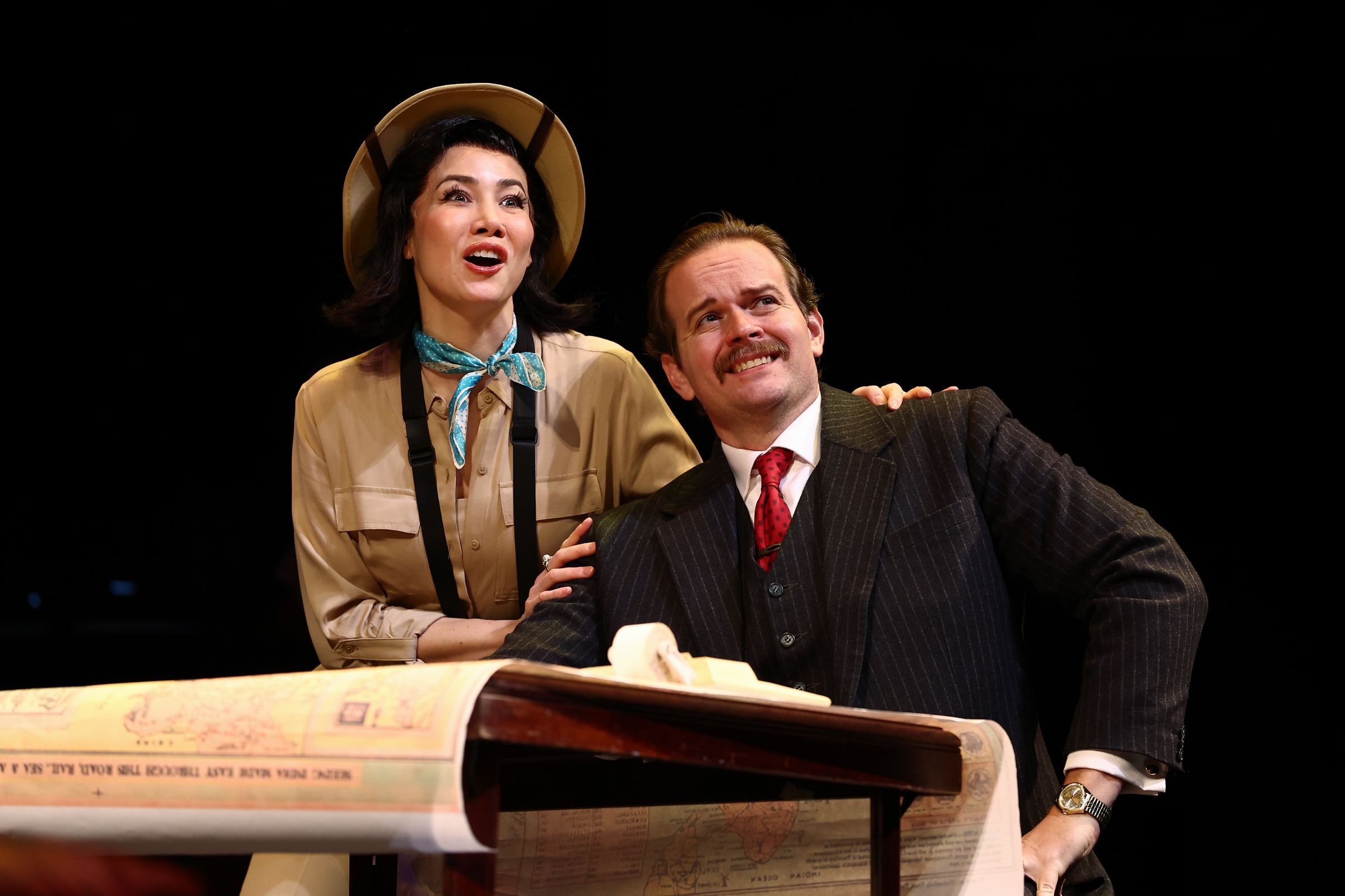 Sharleen Joynt (Kitty) and Gabriel Preisser (Scattergood) © Winslow Townson