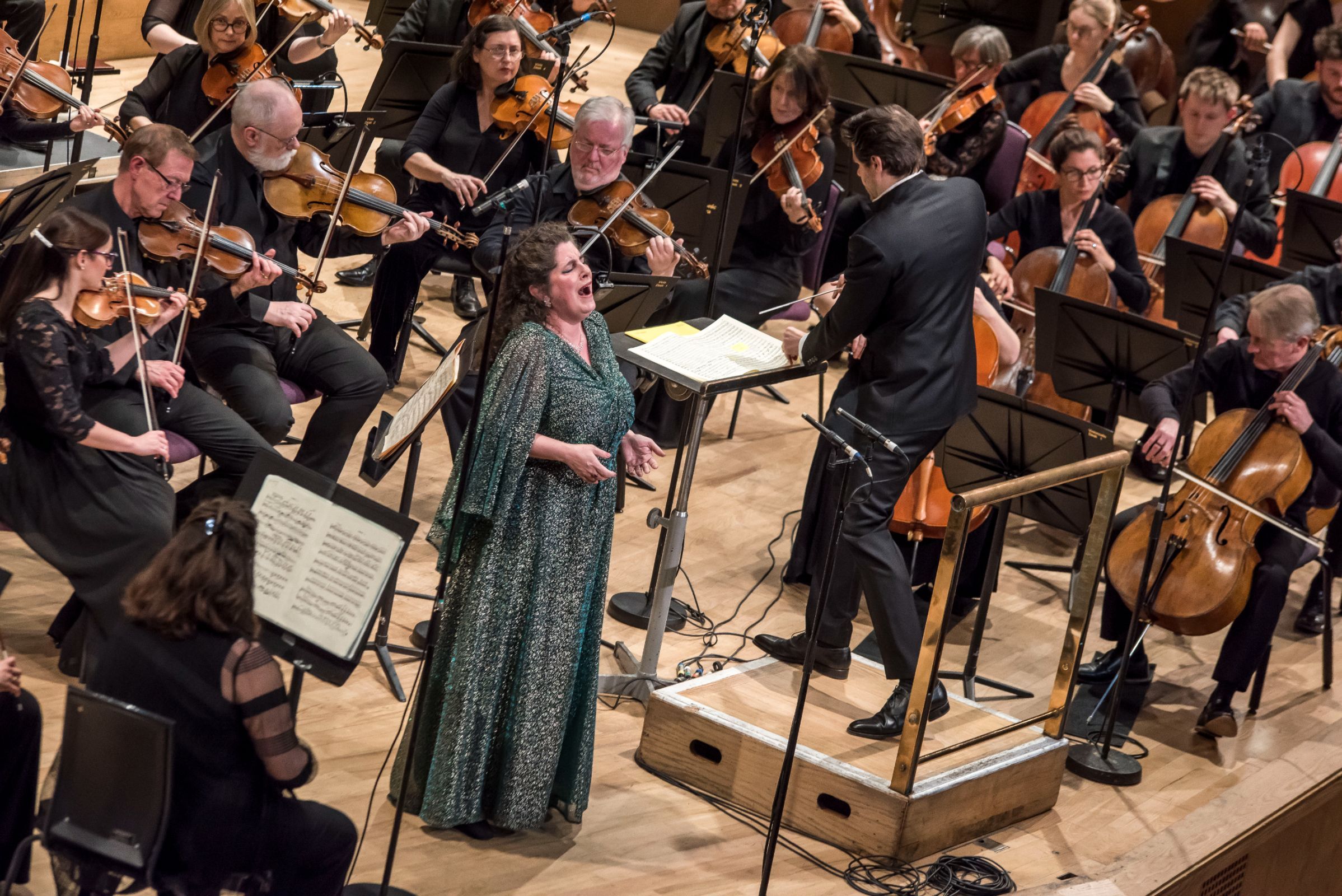 Sarah Wegener, Nicholas Carter and the BBC Philharmonic Orchestra &copy; Chris Payne