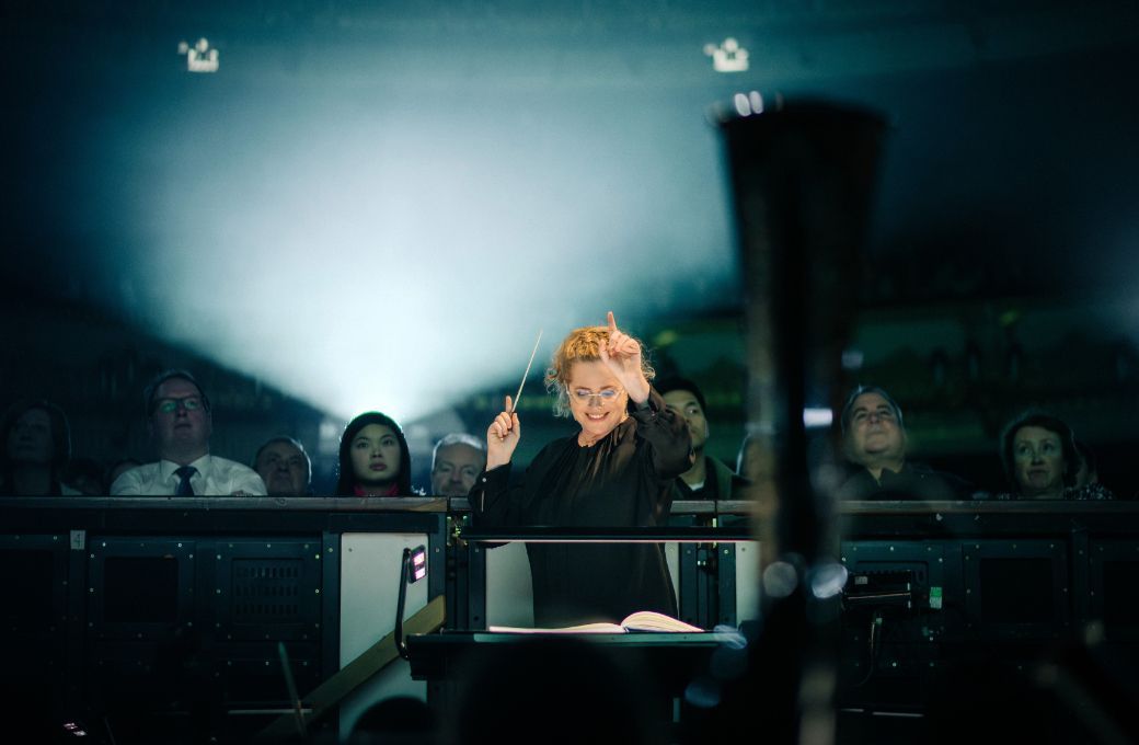 Speranza Scappucci conducting at the Royal Opera House &copy; RBO | Mihaela Bodlovic 2025
