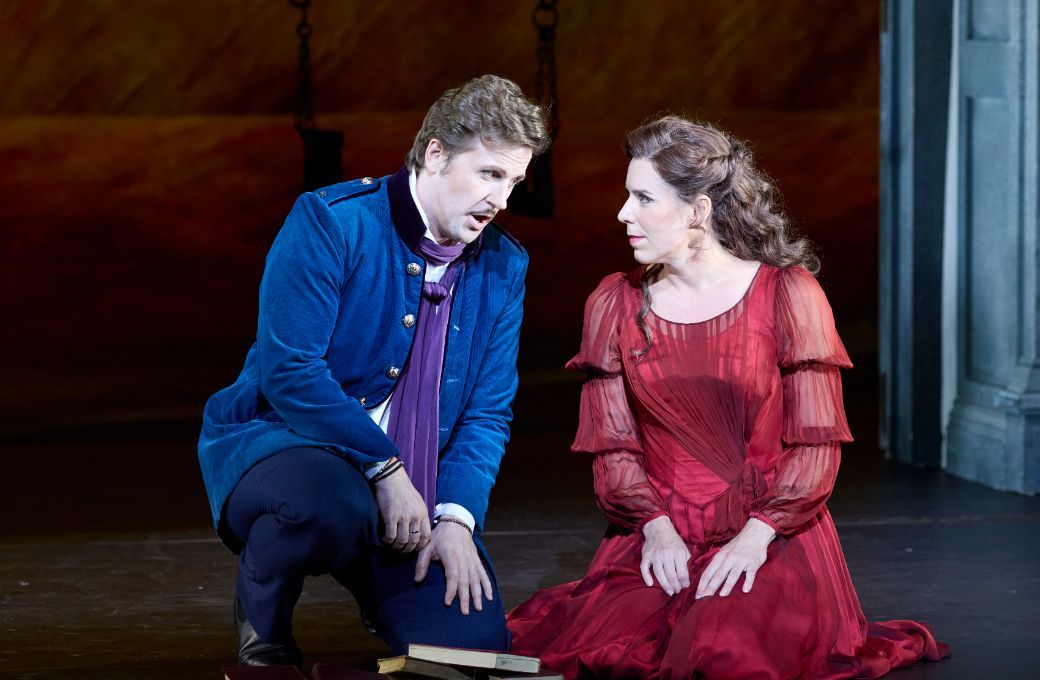 Andrei Bondarenko (Onegin) and Lauren Fagan (Tatyana) &copy; Keith Saunders