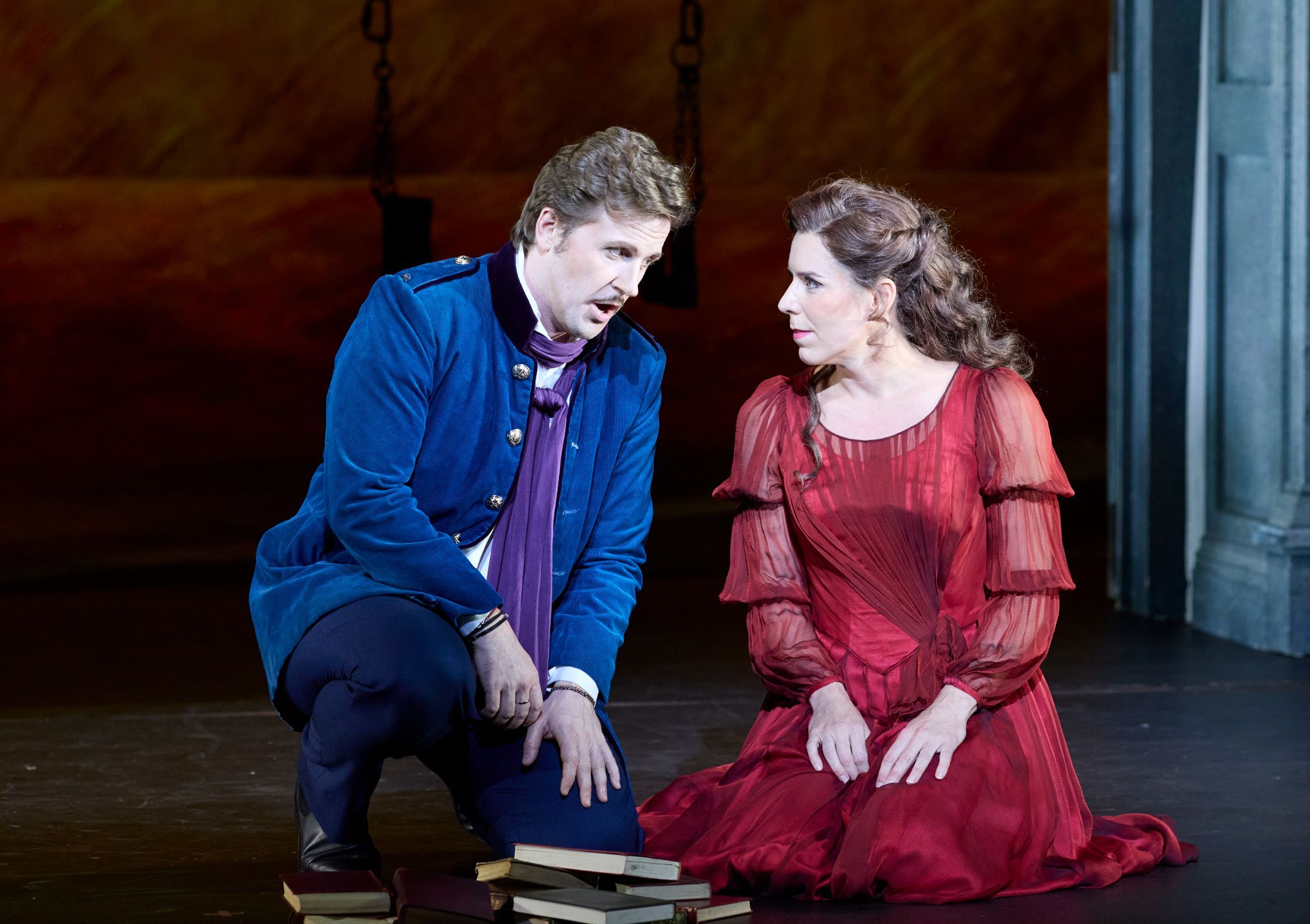 Andrei Bondarenko (Onegin) and Lauren Fagan (Tatyana) &copy; Keith Saunders