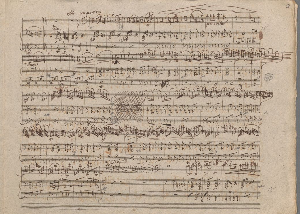 Johann Wenzel Kalliwoda’s Concertino for Oboe, manuscript (1841) © Bayerische Staatsbibliothek | Public domain