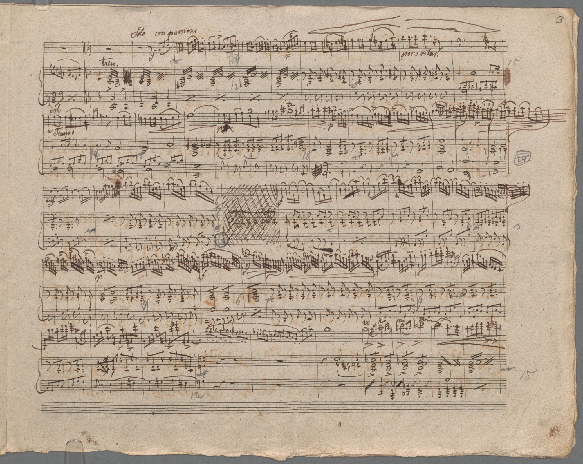 Johann Wenzel Kalliwoda’s Concertino for Oboe, manuscript (1841) © Bayerische Staatsbibliothek | Public domain