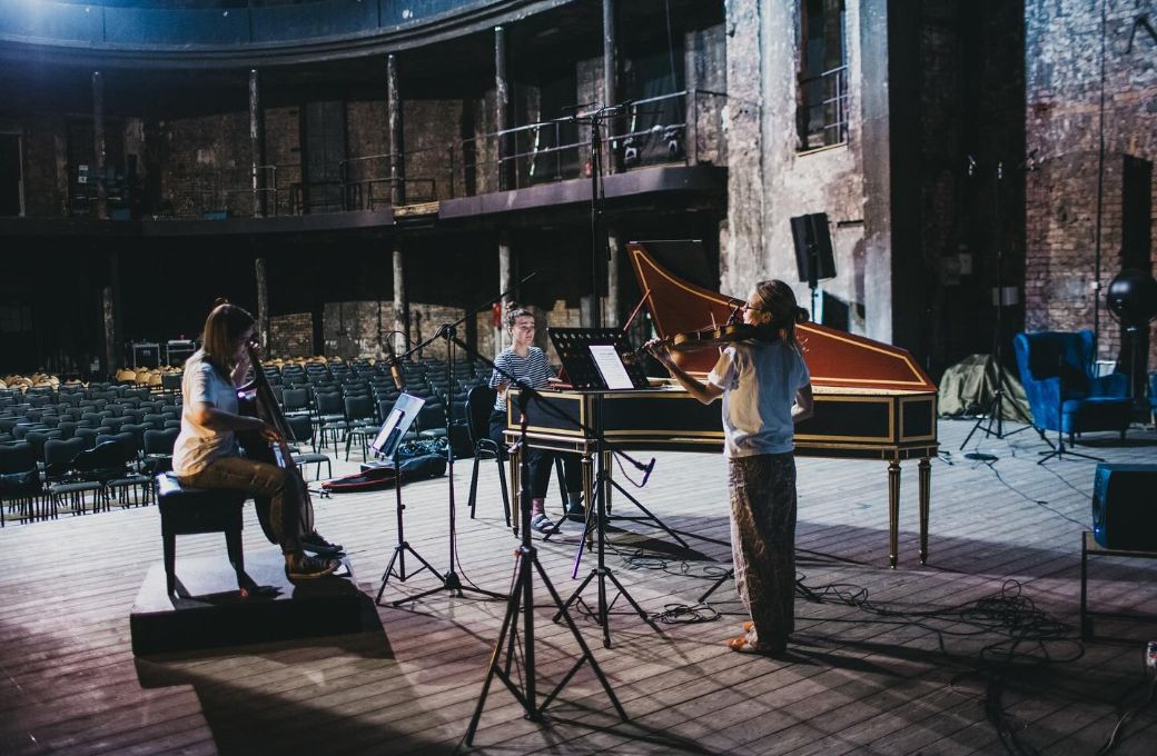 Natalia Olczak records with Cohaere Ensemble &copy; Cohaere Ensemble