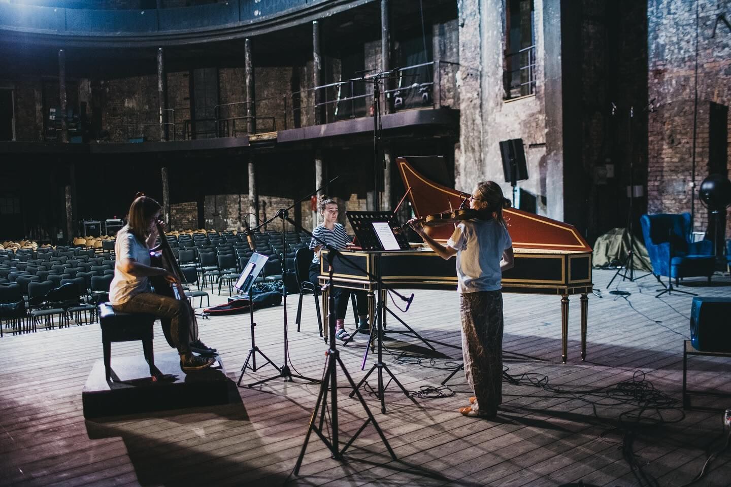 Natalia Olczak records with Cohaere Ensemble © Cohaere Ensemble