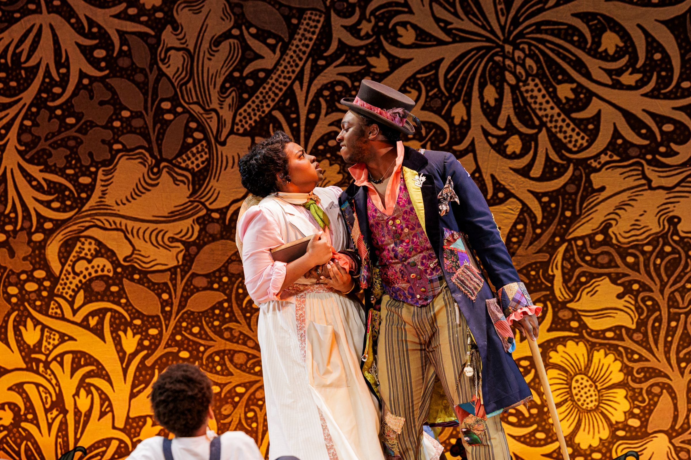 Viviana Goodwin (Treemonisha) and Jonathan Pierce Rhodes (Zodzetrick) &copy; Elman Studio