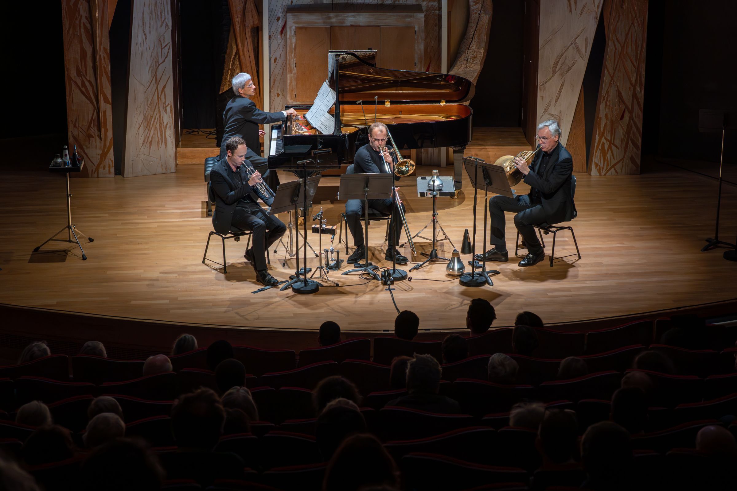 Les solistes de l'EIC dans l'Amphithéâtre de la Cité de la Musique &copy; Anne-Élise Grosbois