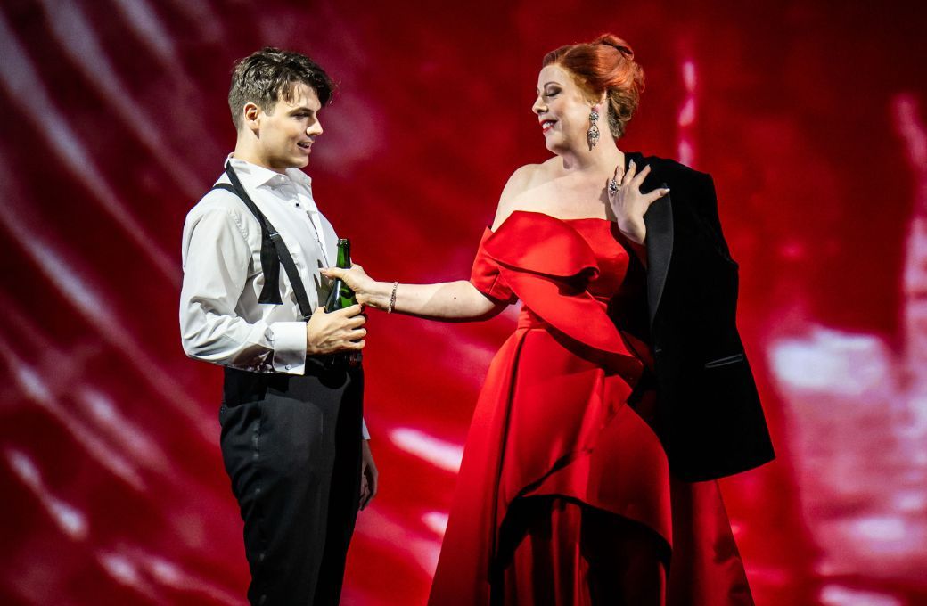 Ryan Capozzo (Prince) and Giselle Allen (Foreign Princess) &copy; Ruth Medjber