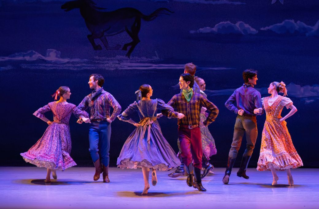 Kansas City Ballet in Agnes de Mille's <i>Rodeo</i> © Brett Pruitt & East Market Studios