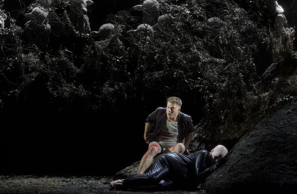 Daniel Schmutzhard (Wozzeck) und Ted Black (Andres) &copy; Herwig Prammer