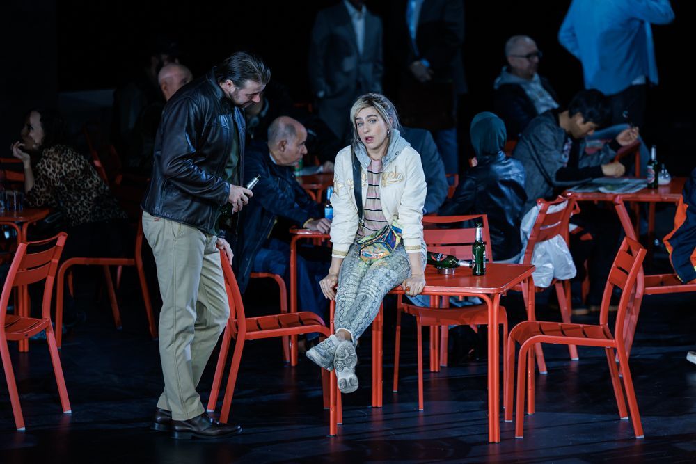 Filip Filipović (Edmondo) y Asmik Grigorian (Manon) &copy; Sergi Panizo | Gran Teatre del Liceu