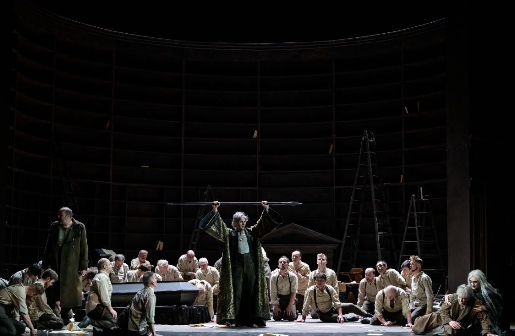 Timo Riihonen (Gurnemanz), Matthew Newlin (Parsifal), Ester Pavlů (Kundry), Jiř&iacute; H&aacute;jek (Amfortas) &copy; Serghei Gherciu