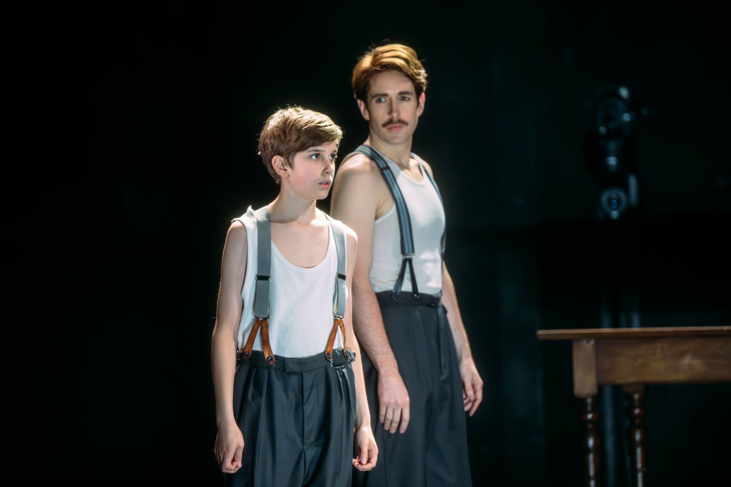 Phoenix Matthews (Miles) and Elgan Llŷr Thomas (Peter Quint) &copy; RBO | Mihaela Bodlovic