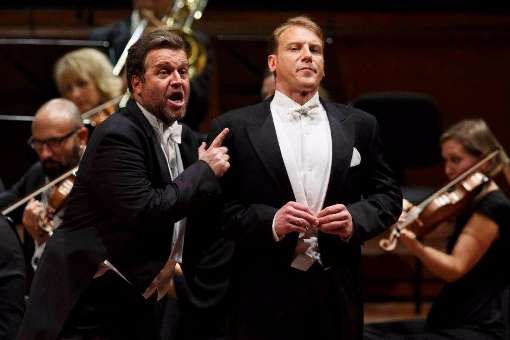 Sebastian Holecek (Don Pizarro) and G&uuml;nther Groissb&ouml;ck (Rocco) &copy; Riccardo Musacchio &amp; Flavio Ianniello