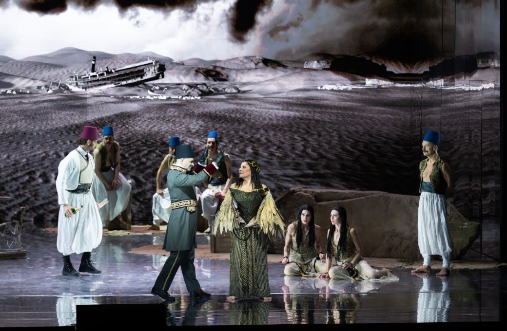Max Emanuel Cenčić (Tolomeo) and Cecilia Bartoli (Cleopatra) © Monika Rittershaus