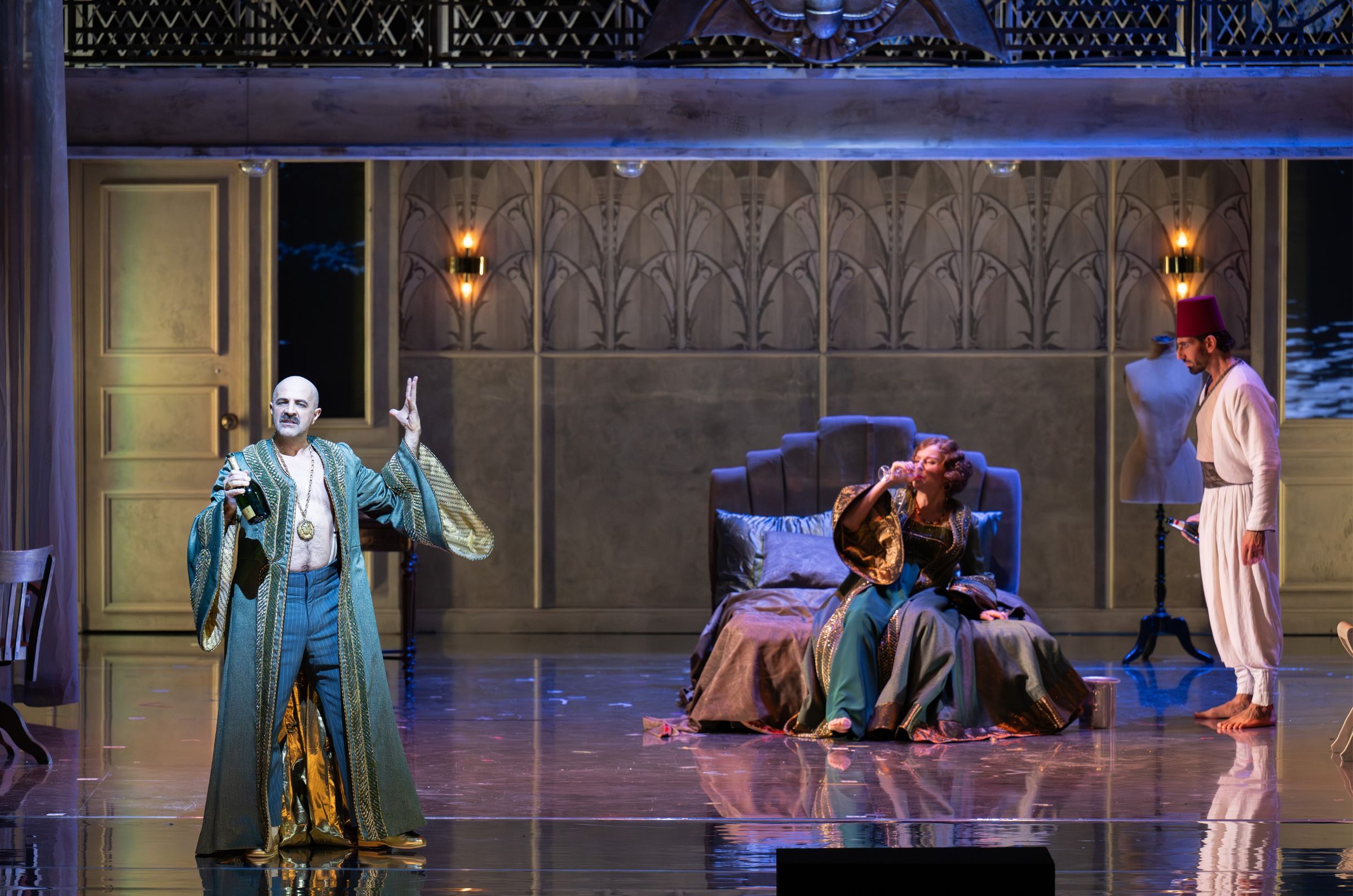 Max Emanuel Cenčić (Tolomeo) and Anne Sofie von Otter (Cornelia) © Monika Rittershaus