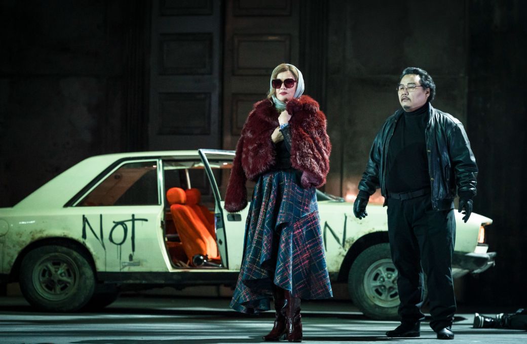 Anna Netrebko (Amelia) and Amartuvshin Enkhbat (Renato) &copy; Stephan Rabold