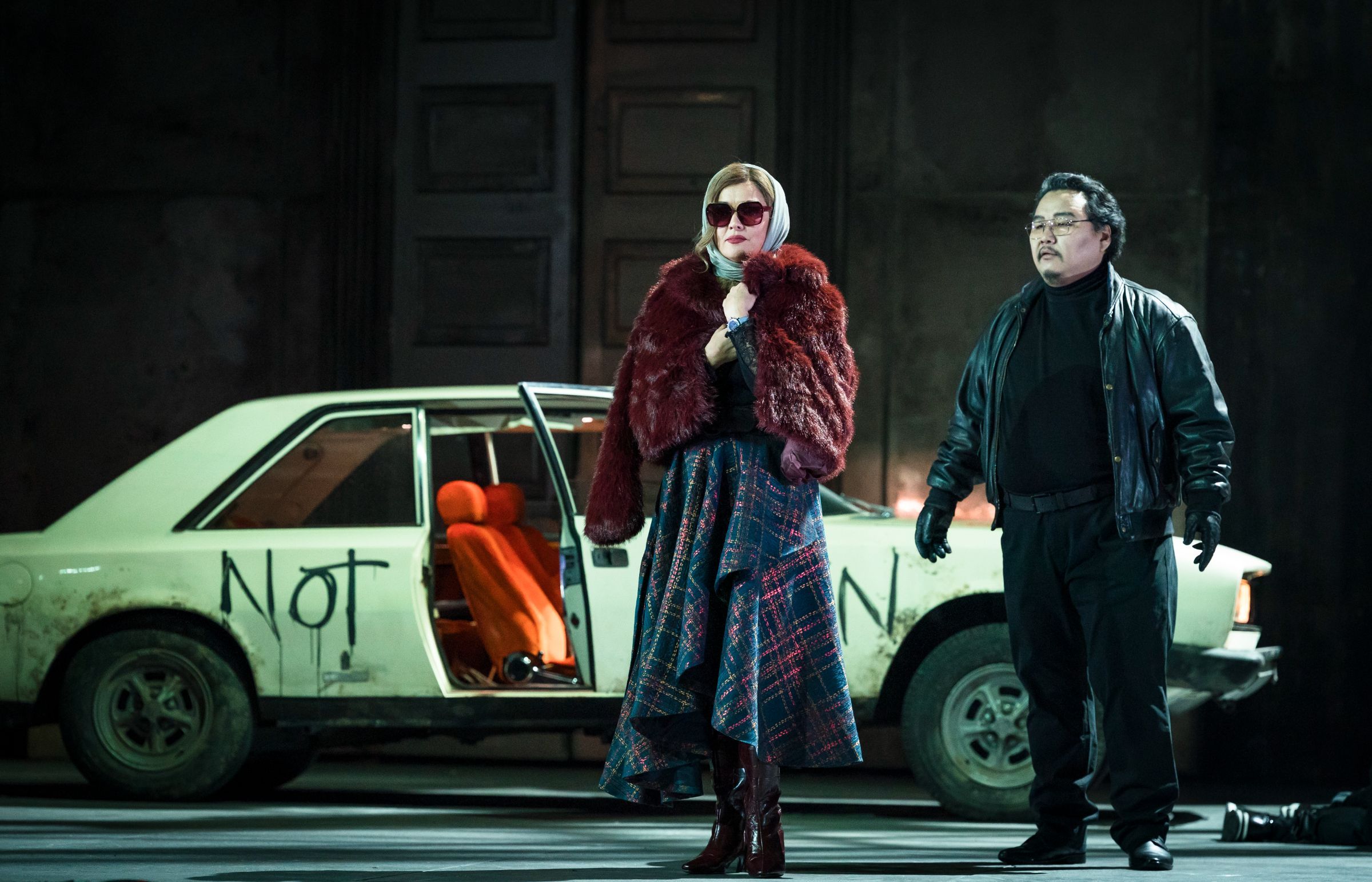Anna Netrebko (Amelia) and Amartuvshin Enkhbat (Renato) &copy; Stephan Rabold