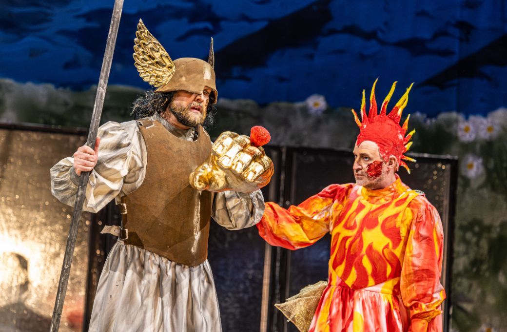 David Steffens (Wotan) und John Heuzenroeder (Loge) &copy; Christina Iberl