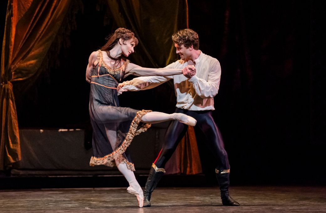 Melissa Hamilton as Mary Vetsera and Matthew Ball as Crown Prince Rudolf in MacMillan's <i>Mayerling</i> &copy; 2026 RBO, Tristram Kenton
