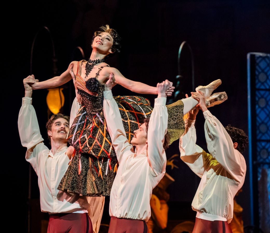 Mariko Sasaki as Mitzi Caspar with The Royal Ballet in MacMillan's <i>Mayerling</i> &copy; 2026 RBO, Tristram Kenton