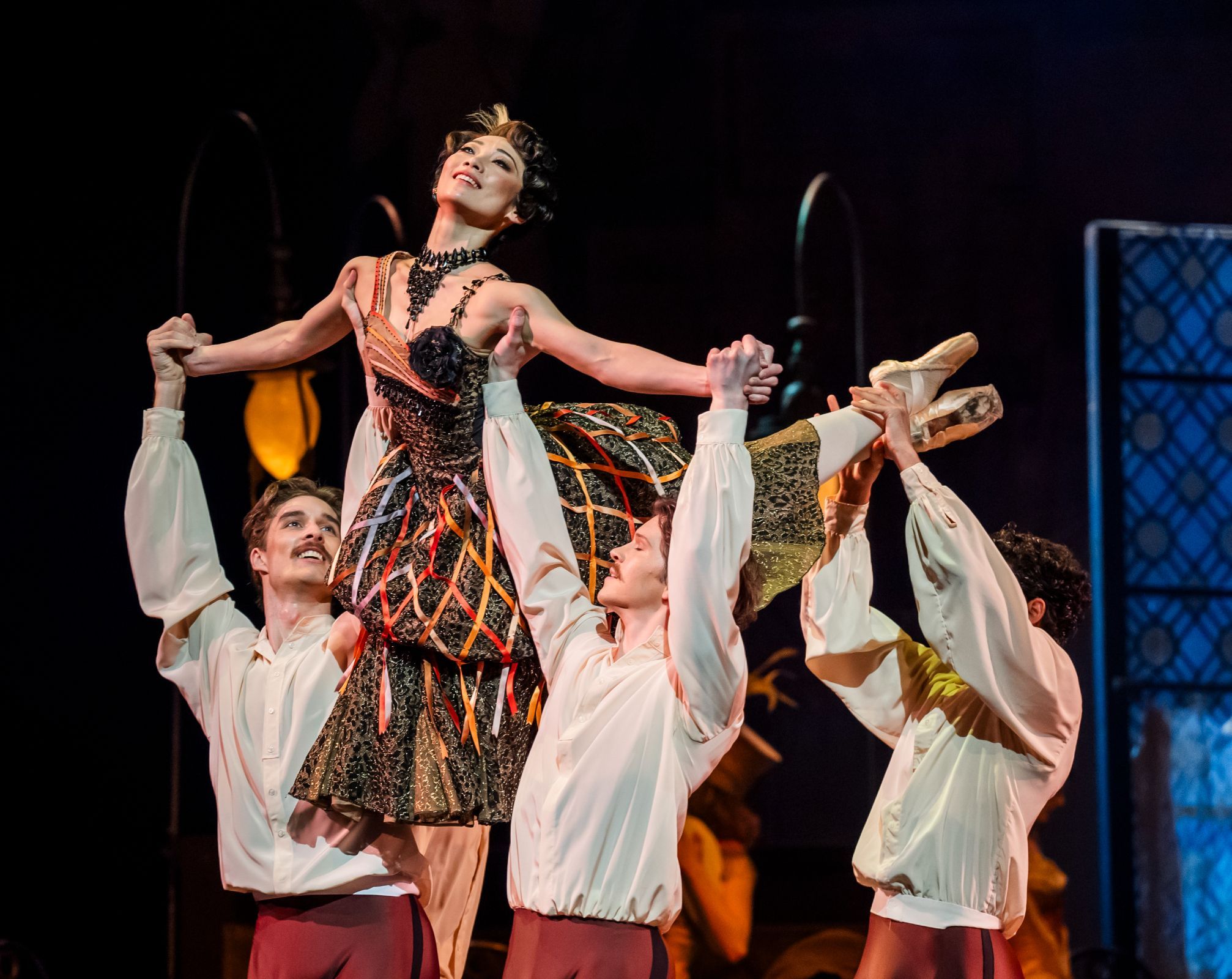 Mariko Sasaki as Mitzi Caspar with The Royal Ballet in MacMillan's <i>Mayerling</i> &copy; 2026 RBO, Tristram Kenton