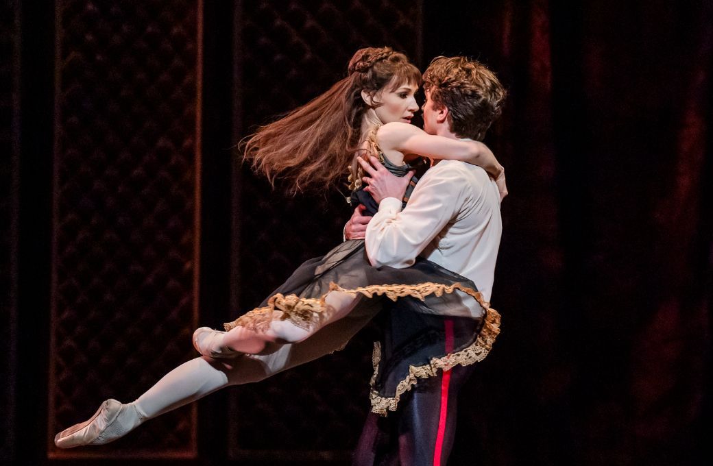 Melissa Hamilton as Mary Vetsera and Matthew Ball as Crown Prince Rudolf in MacMillan's <i>Mayerling</i> &copy; 2026 RBO, Tristram Kenton