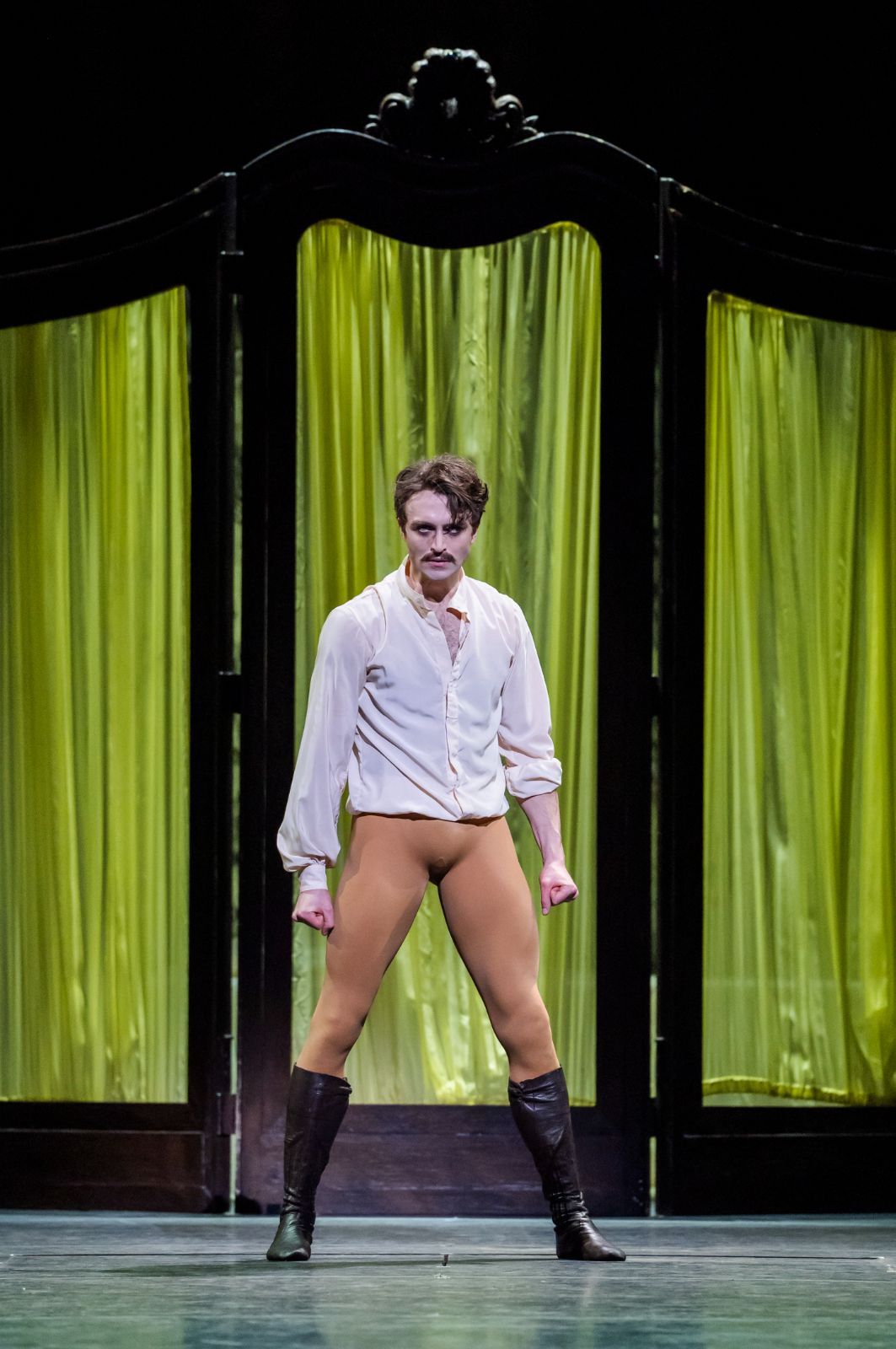 Matthew Ball as Crown Prince Rudolf in Kenneth MacMillan’s <i>Mayerling</i> &copy; 2026 RBO, Tristram Kenton