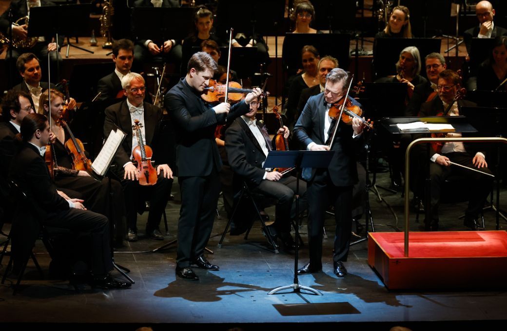 Joshua Weilerstein et Renaud Capu&ccedil;on &copy; Caroline Doutre