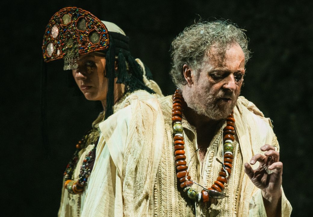 Catriona Morison (Fricka) und Christian Gerhaher (Wotan) © Frol Podlesnyi