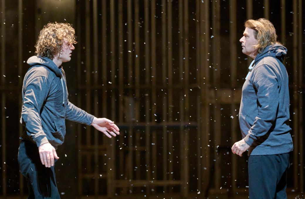 Nikolay Sidorenko (Der damalige Parsifal) und Klaus Florian Vogt (Parsifal) &copy; Wiener Staatsoper | Michael P&ouml;hn