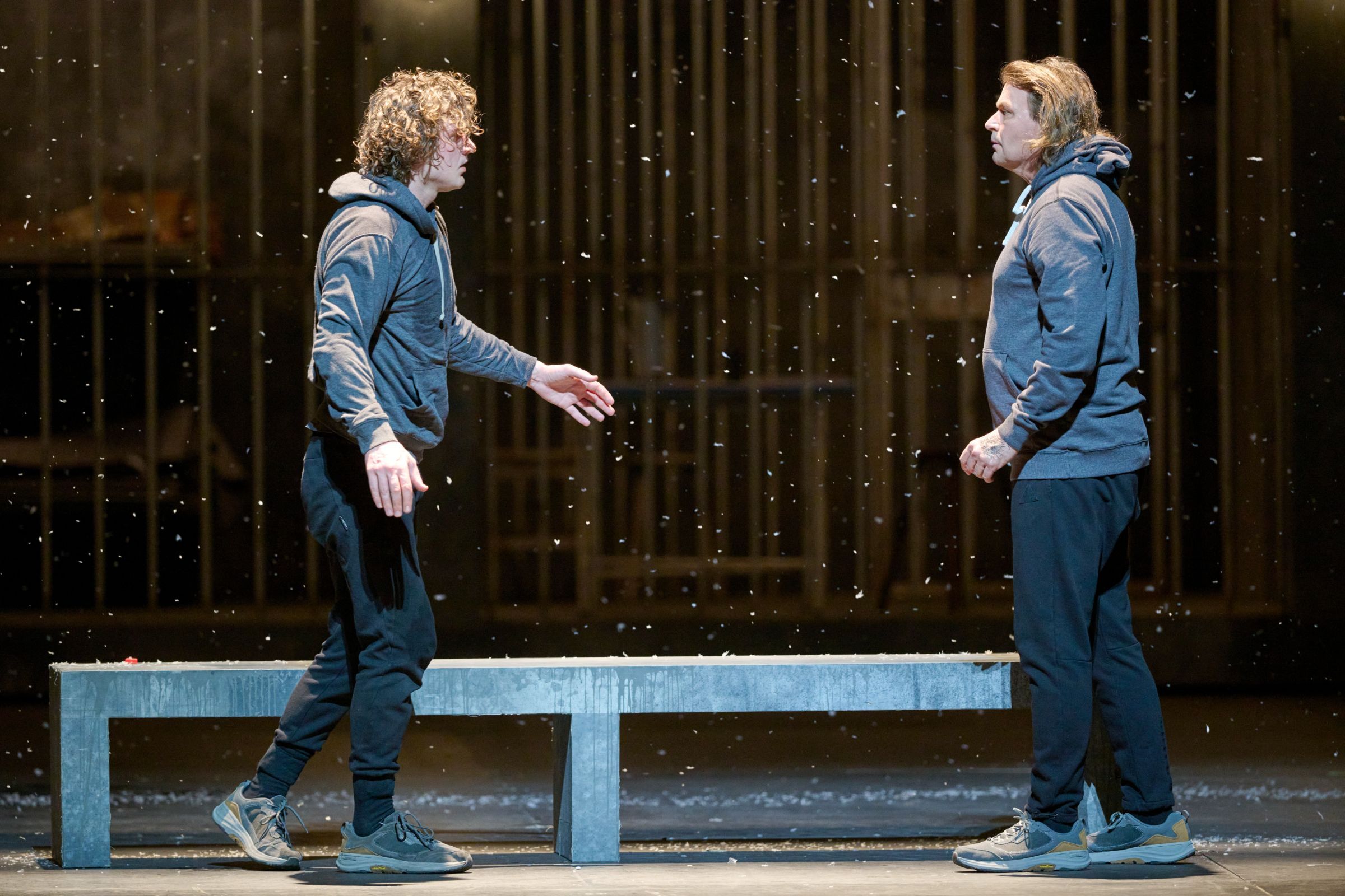 Nikolay Sidorenko (Der damalige Parsifal) und Klaus Florian Vogt (Parsifal) &copy; Wiener Staatsoper | Michael Pöhn