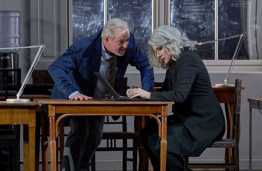Werner Van Mechelen (Klingsor) und Jennifer Holloway (Kundry) &copy; Wiener Staatsoper | Michael P&ouml;hn