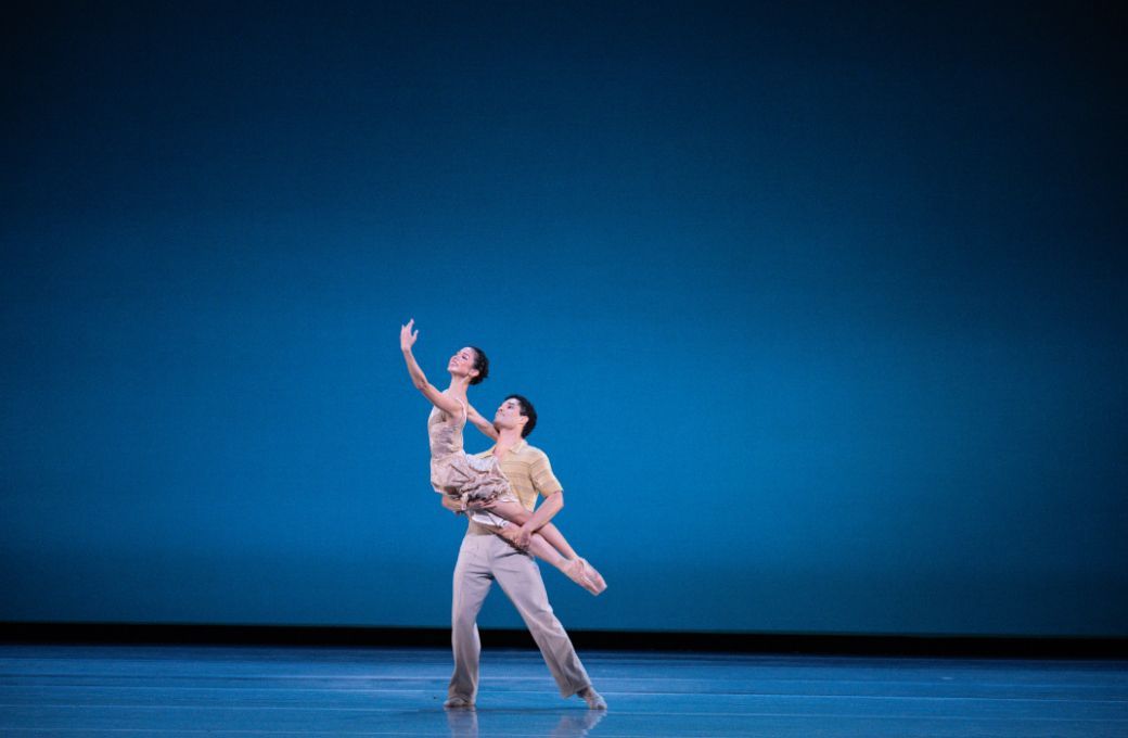 Mikaela Santos and Sayron Pereira in Yuri Possokhov's <i>Dunayevsky Pas de Deux</i> &copy; Shoccara Marcus