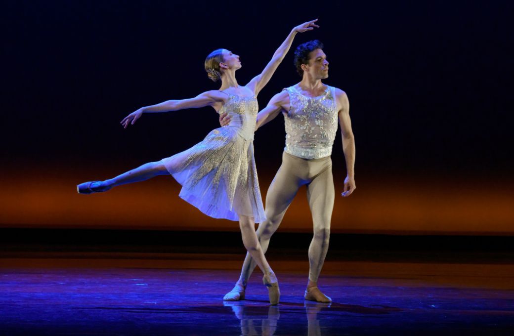 Catherine Conley and Denys Nedak in Christopher Wheeldon's <i>Within the Golden Hour</i> &copy; Kim Kenney