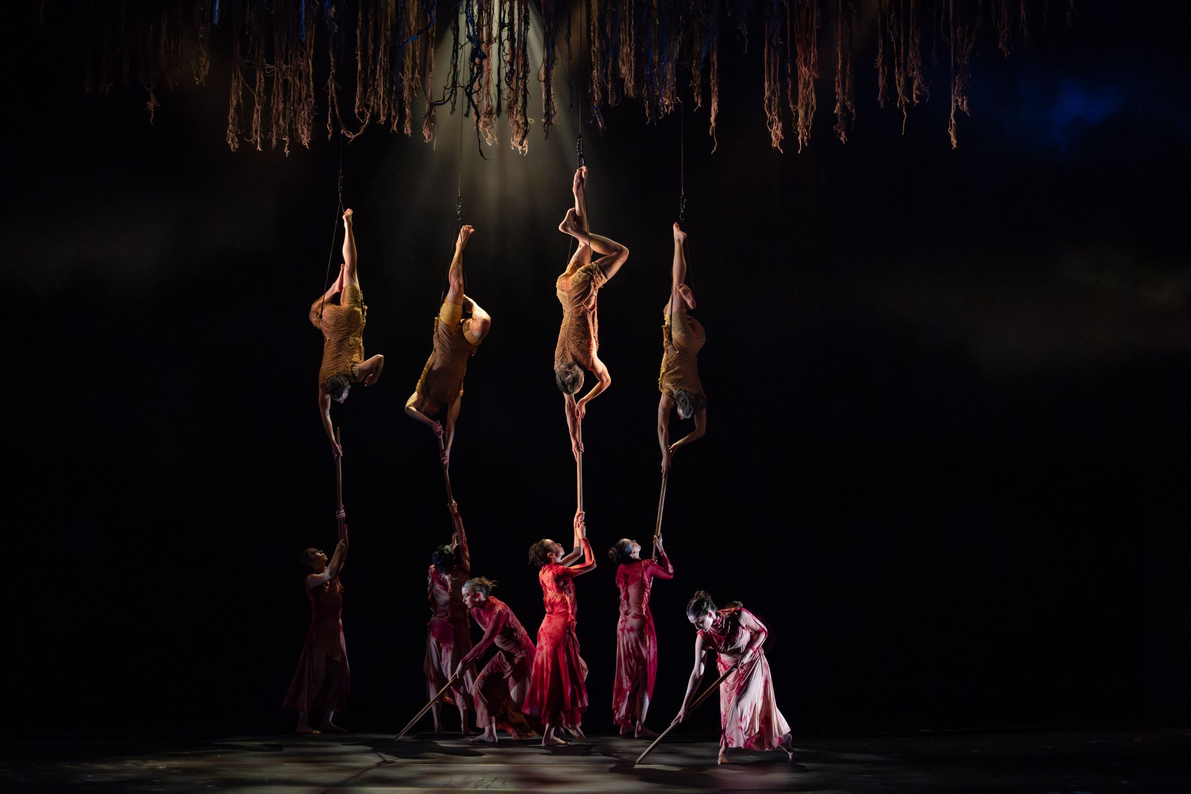 The Australian Ballet and Bangarra Dance Theatre in <i>Flora</i> © Daniel Boud
