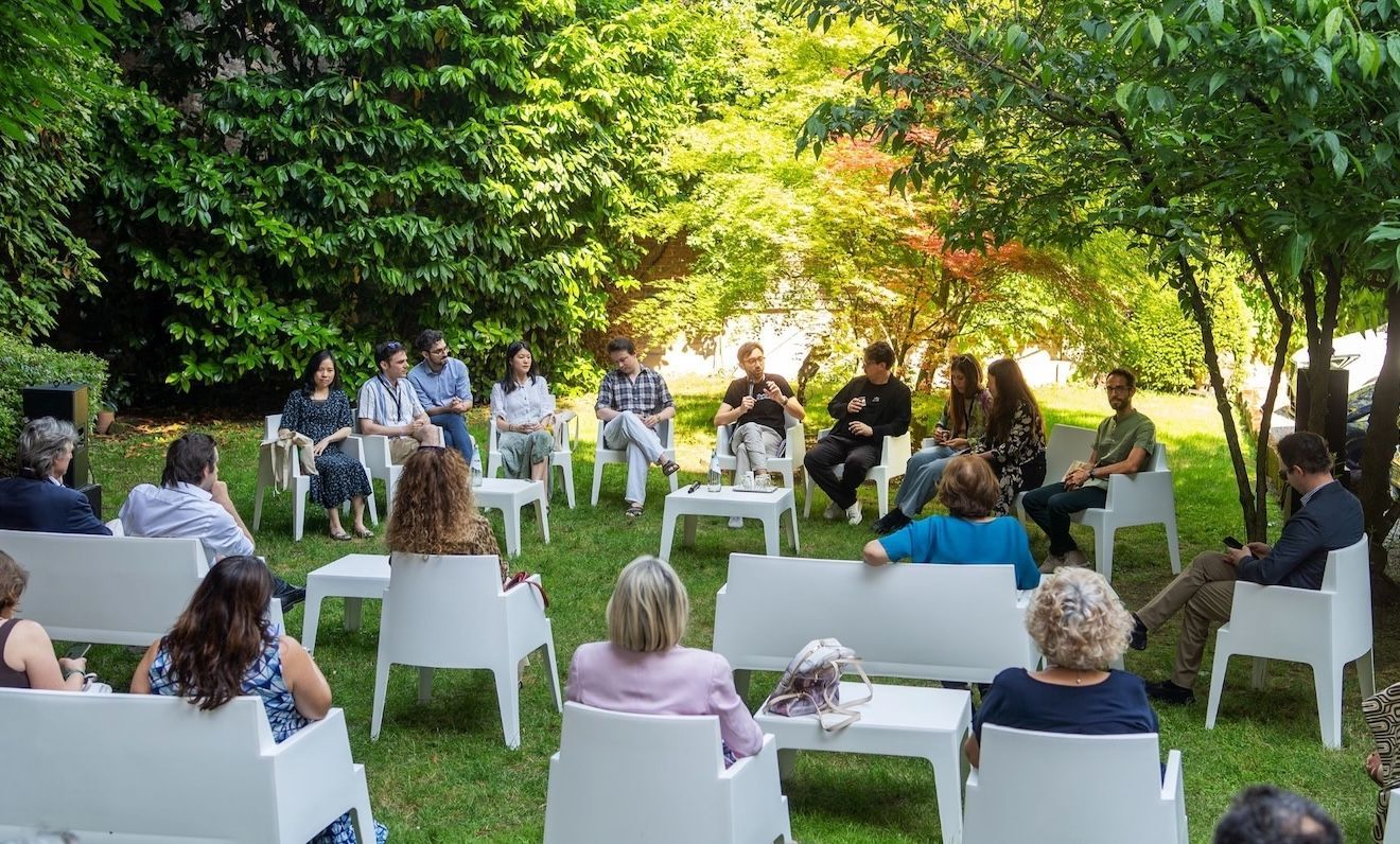 Talk at Giardino Castiglioni &copy; Stefano Bottesi
