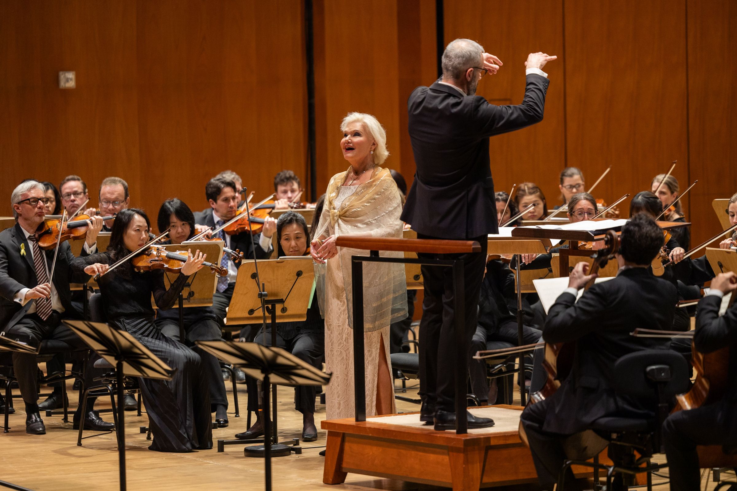 Karita Mattila, Dima Slobodeniouk and the Houston Symphony &copy; Melissa Taylor