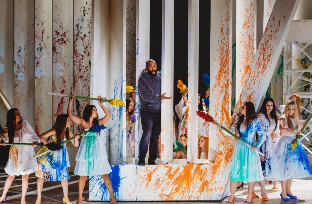 Jamez McCorkle (Parsifal) and the Flowermaidens &copy; Xiomara Bender