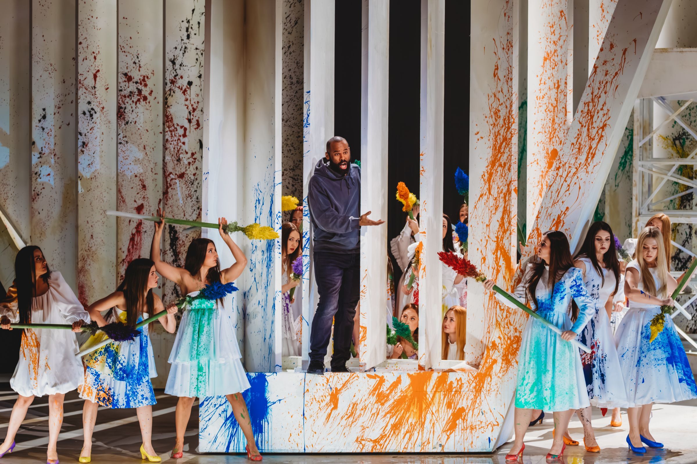 Jamez McCorkle (Parsifal) and the Flowermaidens &copy; Xiomara Bender