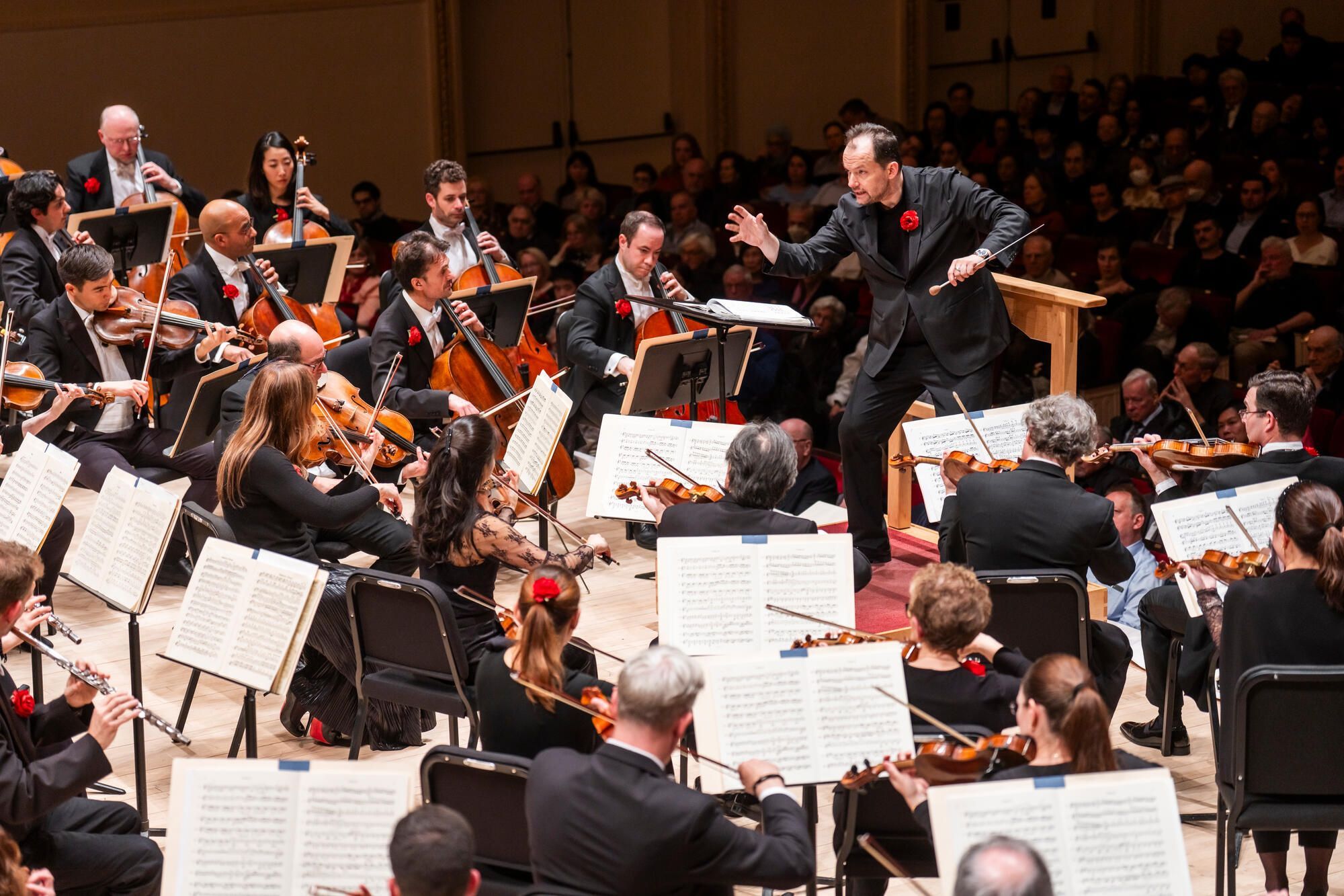 Andris Nelsons conducts the Boston Symphony Orchestra &copy; Chris Lee