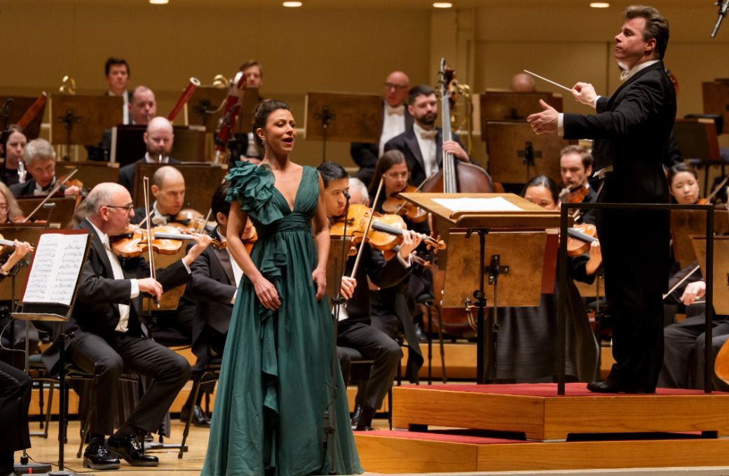 Corinne Winters, Jakub Hrů&scaron;a and the Chicago Symphony Orchestra &copy; Todd Rosenberg Photography