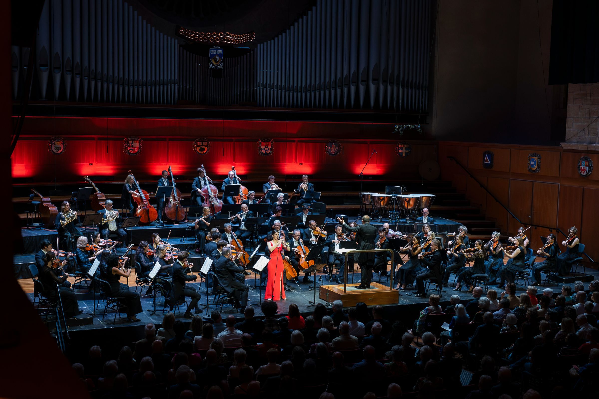 Jenna Smith, Riccardo Minasi and the West Australian Symphony Orchestra &copy; Riccardo Minasi