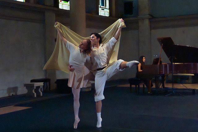 Giana Parlin and Isaac A. Garcia in Antony Tudor's <i>Little Improvisations</i> © Hisae Aihara